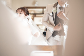 撮影お申し込み前の衣装試着