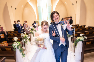 姉妹店チャペルでの撮影