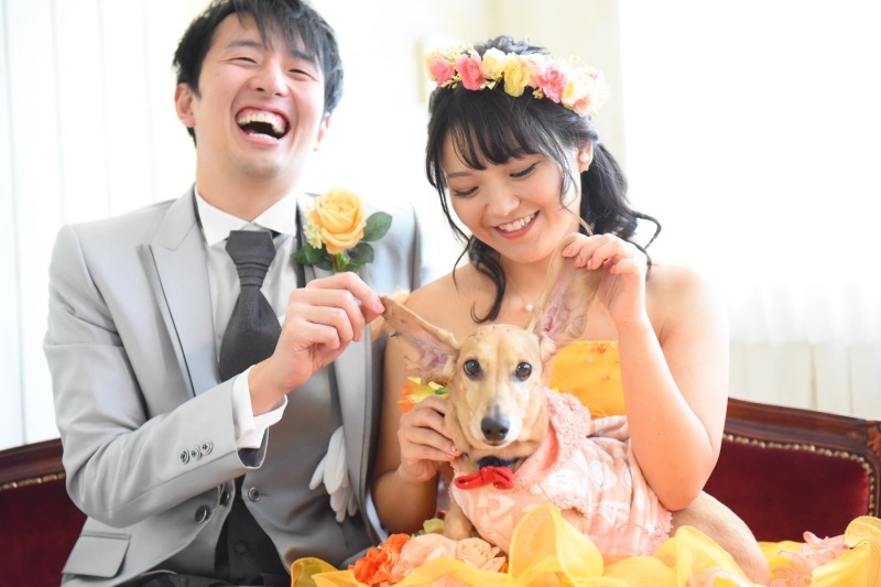 アンシャンテナチュレ つくば店_ペットと一緒に撮影できる