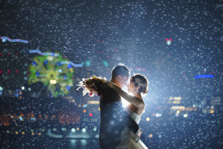 あいにくの雨も幻想的な1枚へ