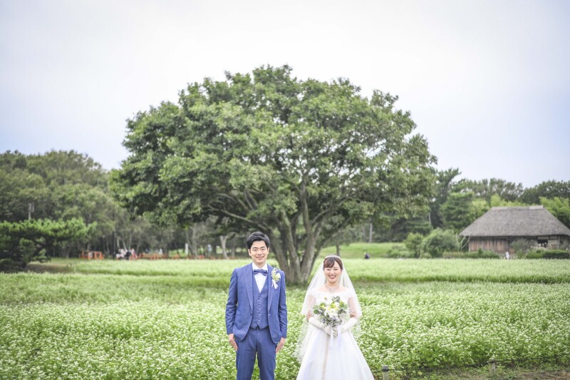 【2026年8月後半〜10月下旬撮影限定】ひたち海浜公園で秋を楽しむロケーションフォトウェディングプラン