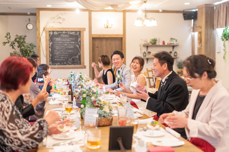 写真と食事を一緒に!!【フォトウェディング+会食プラン】6名〜