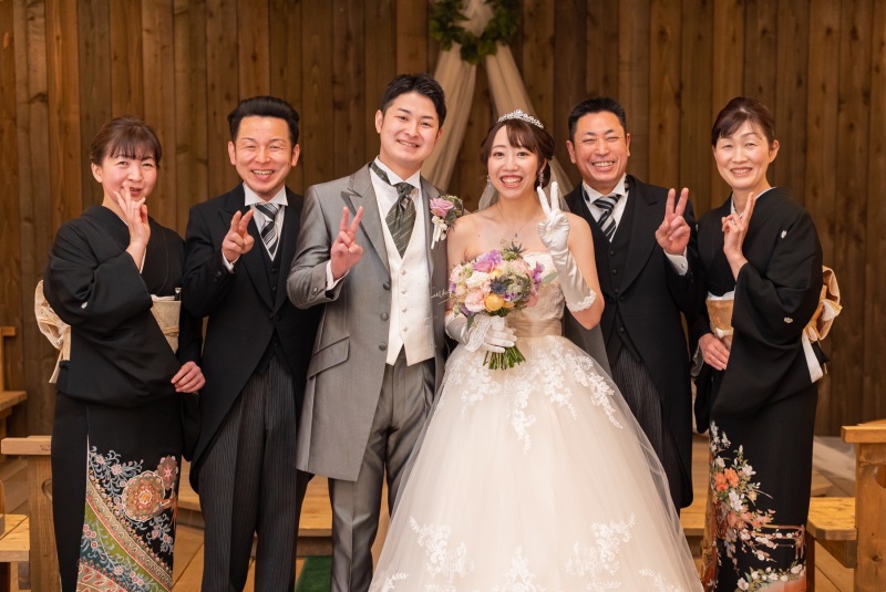 家族と残すフォトウェディングプラン