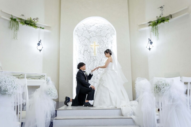 ★Photorait限定【アンシャンテひたちなか店で憧れのチャペルフォトウェディング】〜基本料金30%OFF〜