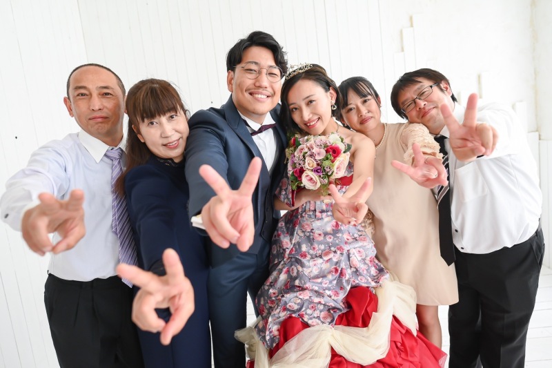 家族と残すフォトウェディングプラン