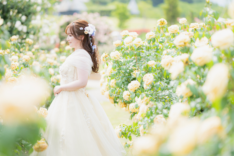 【フォトレイト限定】★いばらきフラワーパーク★ ˚⁎⁺˳花絶景˚⁎⁺˳フォトウェディング