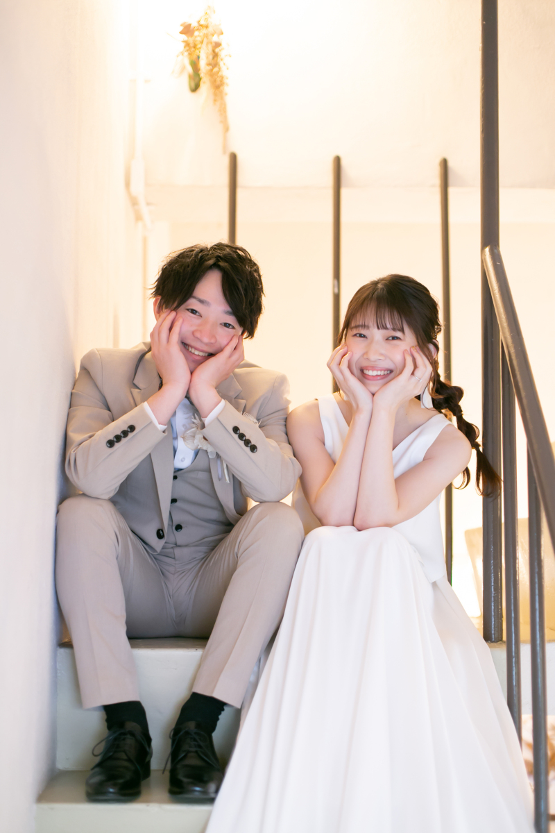 お揃いポーズで可愛く♪