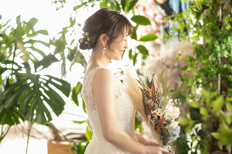 ビールが好きすぎて、ホップを髪飾り代わりに♪