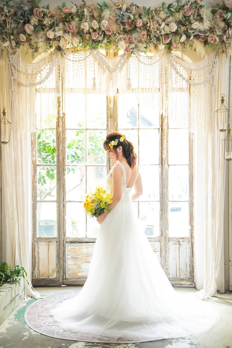 しっとり大人な雰囲気のバックショット