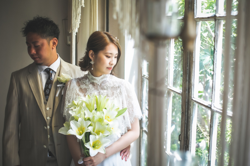 レースのボレロでイメージチェンジ！