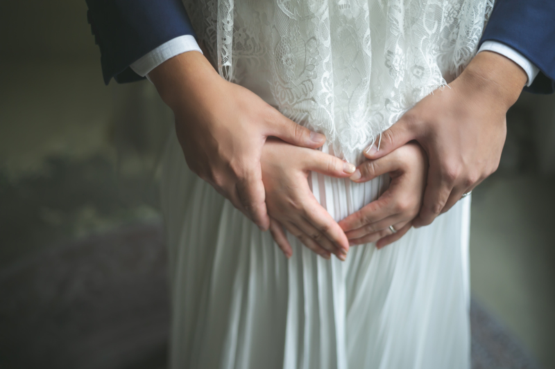 ゆったり穏やかに♪ マタニティフォトウェディング