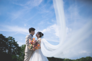 晴れてよかった！！グリーンの綺麗な季節に ロケーションフォト♪