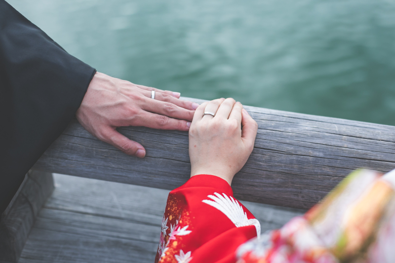 何気なく重ねたお手元も♪