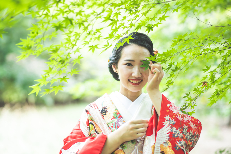 もみじをいかした可愛いカット♪