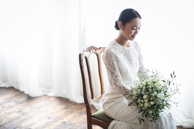 2種類のブーケで写真のバリエーションを♪