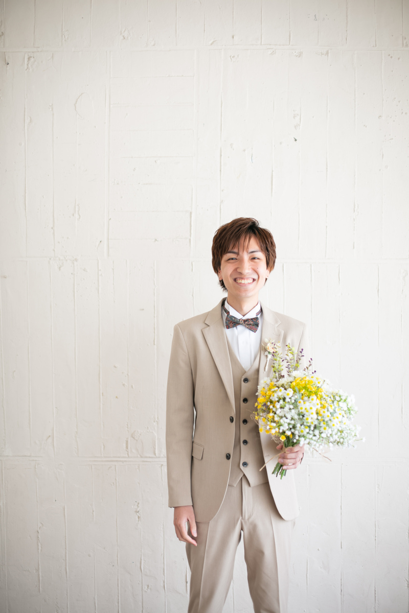 新郎様のソロショット