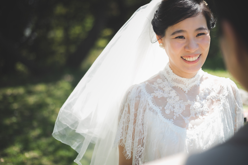 ご新婦さまの優しい表情にきゅんっ!