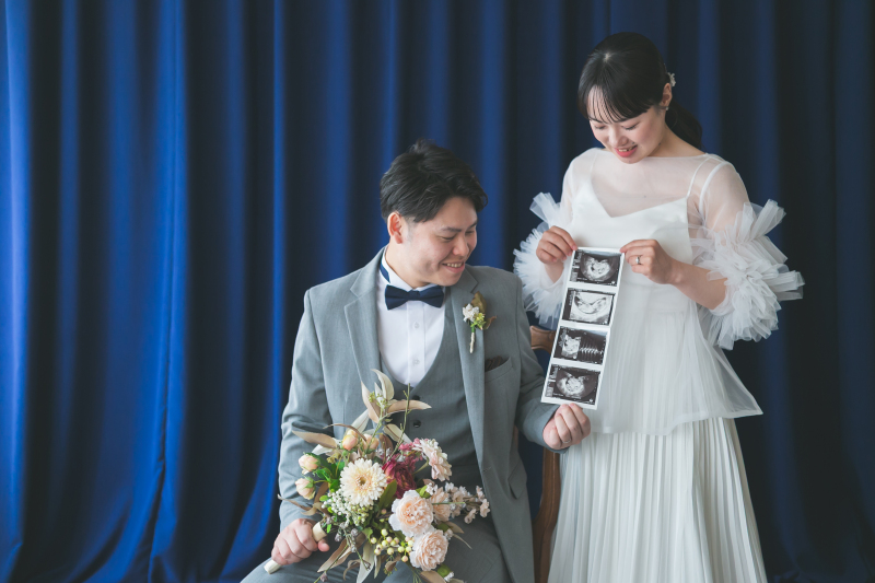 マタニティとウエディングを同時に