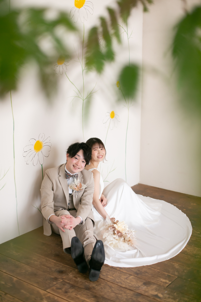 可愛さのポイントは、、、座り方です!