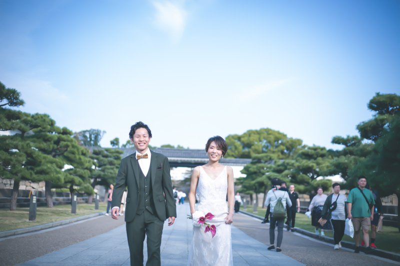 スタジオの近くにある大阪城へ！！