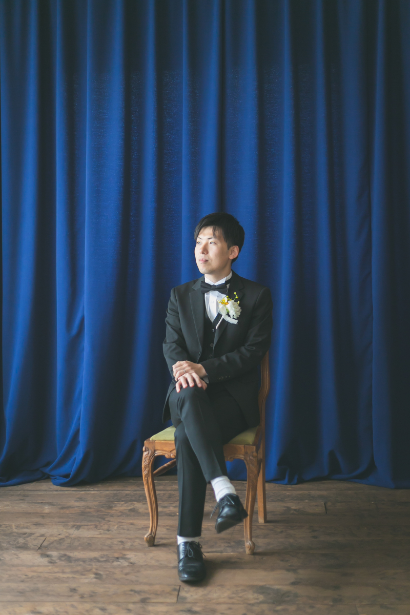 新郎様のソロショット