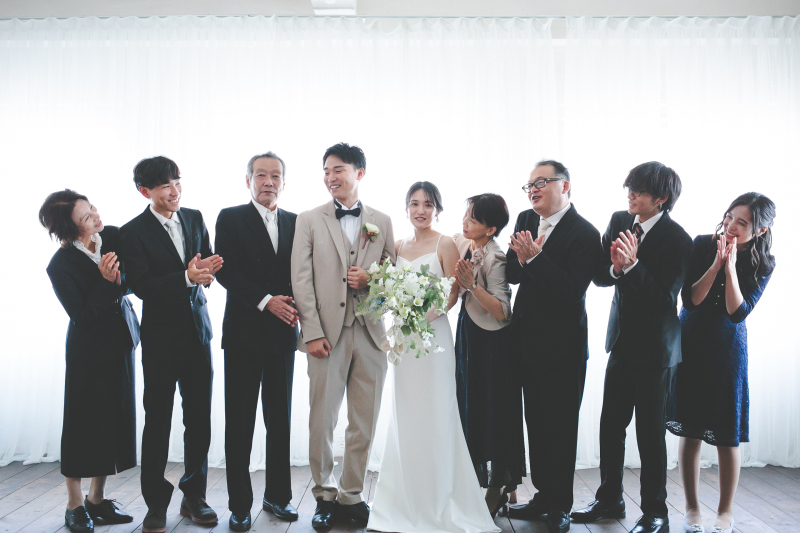 ご家族さまとの集合写真も