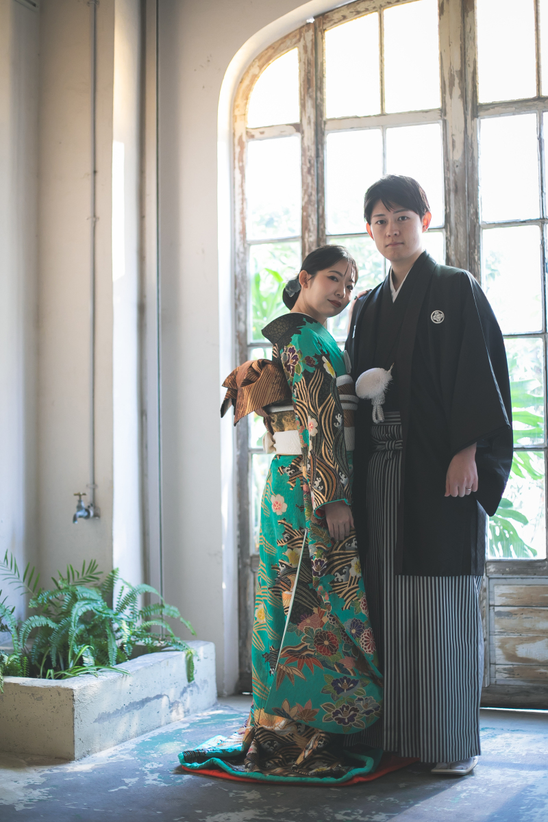 後半戦は、引き振袖で雰囲気を変えて！