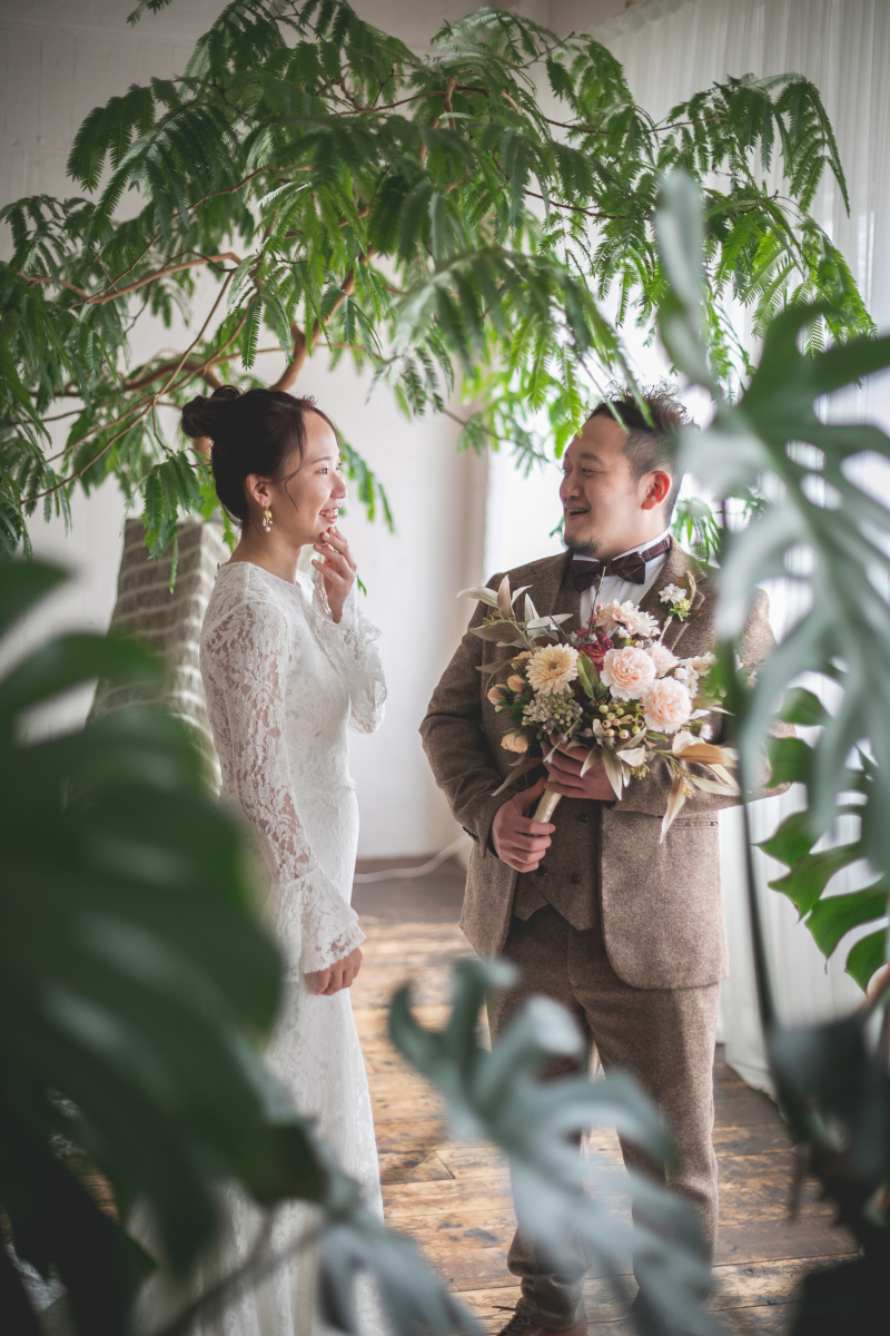 角度を変えて、こんな目線も♪