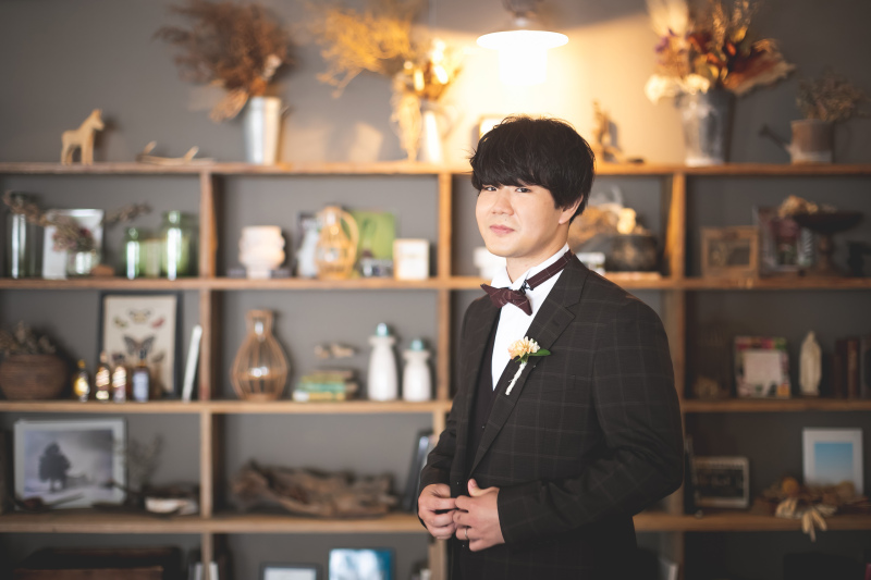 新郎様ソロショット
