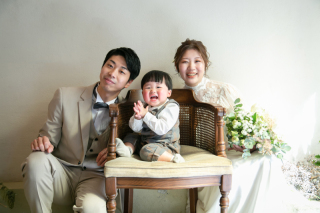 お子様と一緒に和装も、洋装も！！