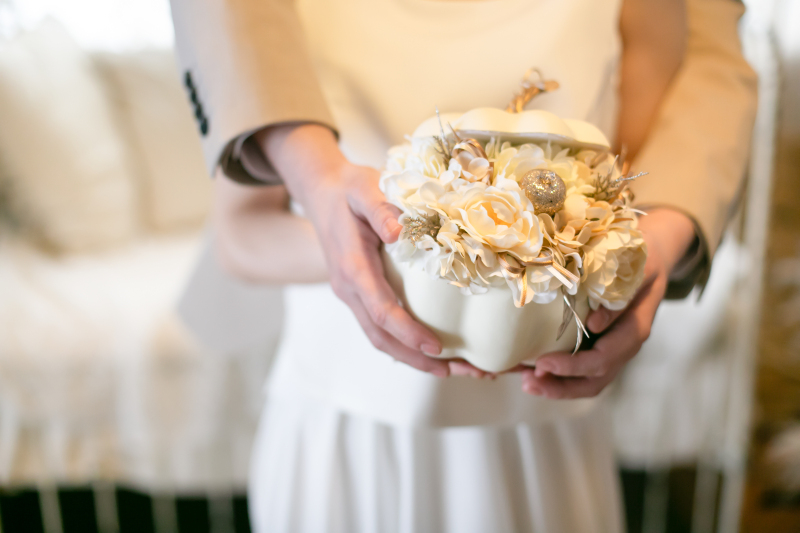 ドライフラワー好きのご新婦さまならではのグッズ♪