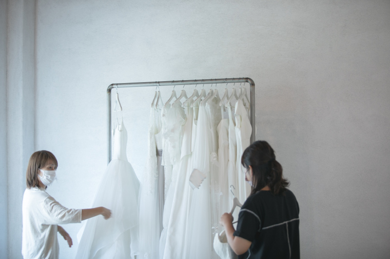 豊富に取り揃えたご衣装は、あなたらしさを叶えるため