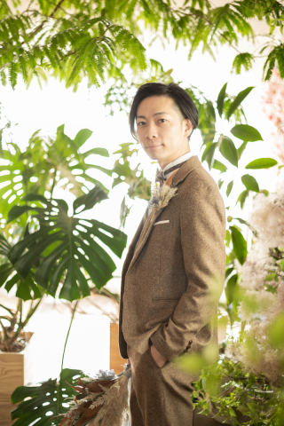 ご新郎様ヘアセット