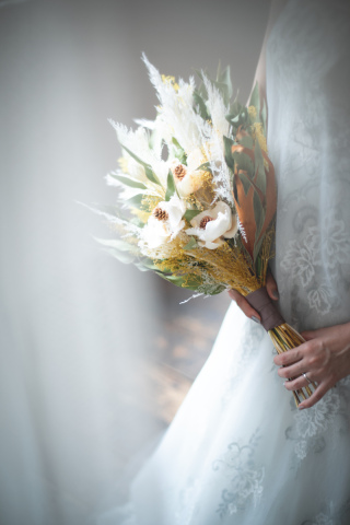 ドライフラワーブーケ&ブートニア