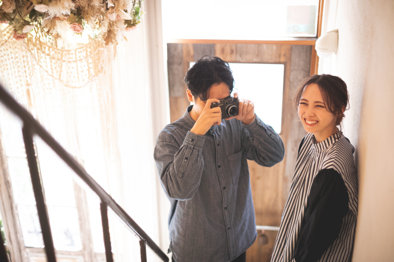 【Phototait限定プラン】スタジオ私服撮影*エンゲージフォトプラン ◇ 全データ(約100カット)付