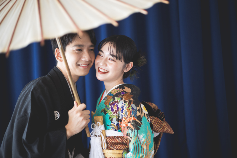 【スタジオ】洋装1点&和装1点|120分撮影|データ250カット&アルバム //キャンペーン ¥264,000▷¥236,500