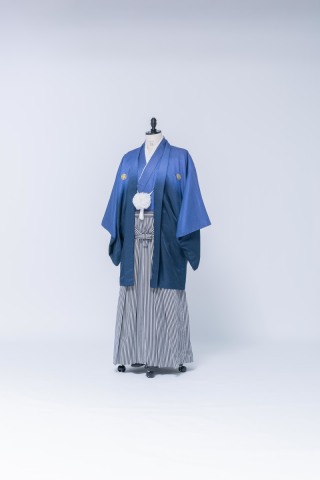 ネイビー×仙台平