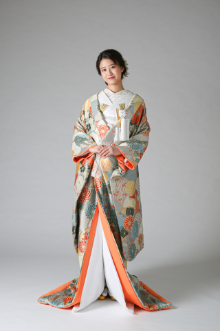 水色・菊（IU00088）