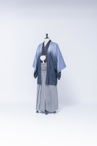 黒グレー×仙台平