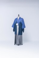 ネイビー×シルバーグラデーション