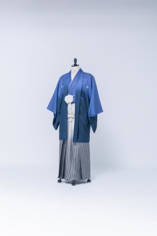 ネイビー×シルバーグラデーション