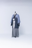 黒グレー×シルバーグラデーション