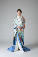 熨斗目柄・ブルーグラデーション（IU03526）