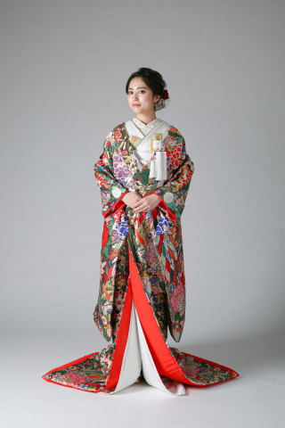 花柄総刺繍（IU15536）