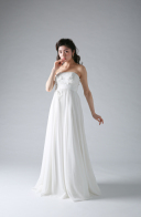 立体花ビーズ刺繍　ベルト切替（10651）