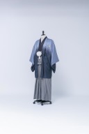 黒グレー×市松