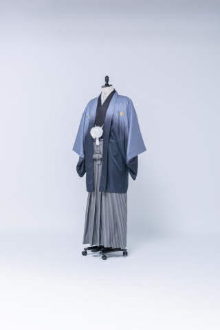 黒グレー×市松