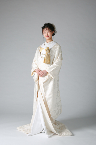 花・御所車(生成り) WU00010