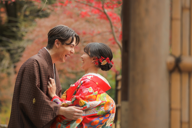 幸せそうなおふたり