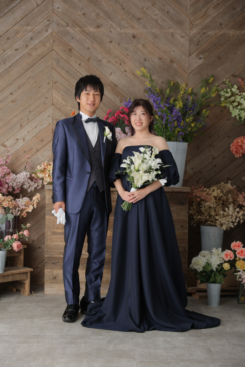 婚礼写真の立ち姿